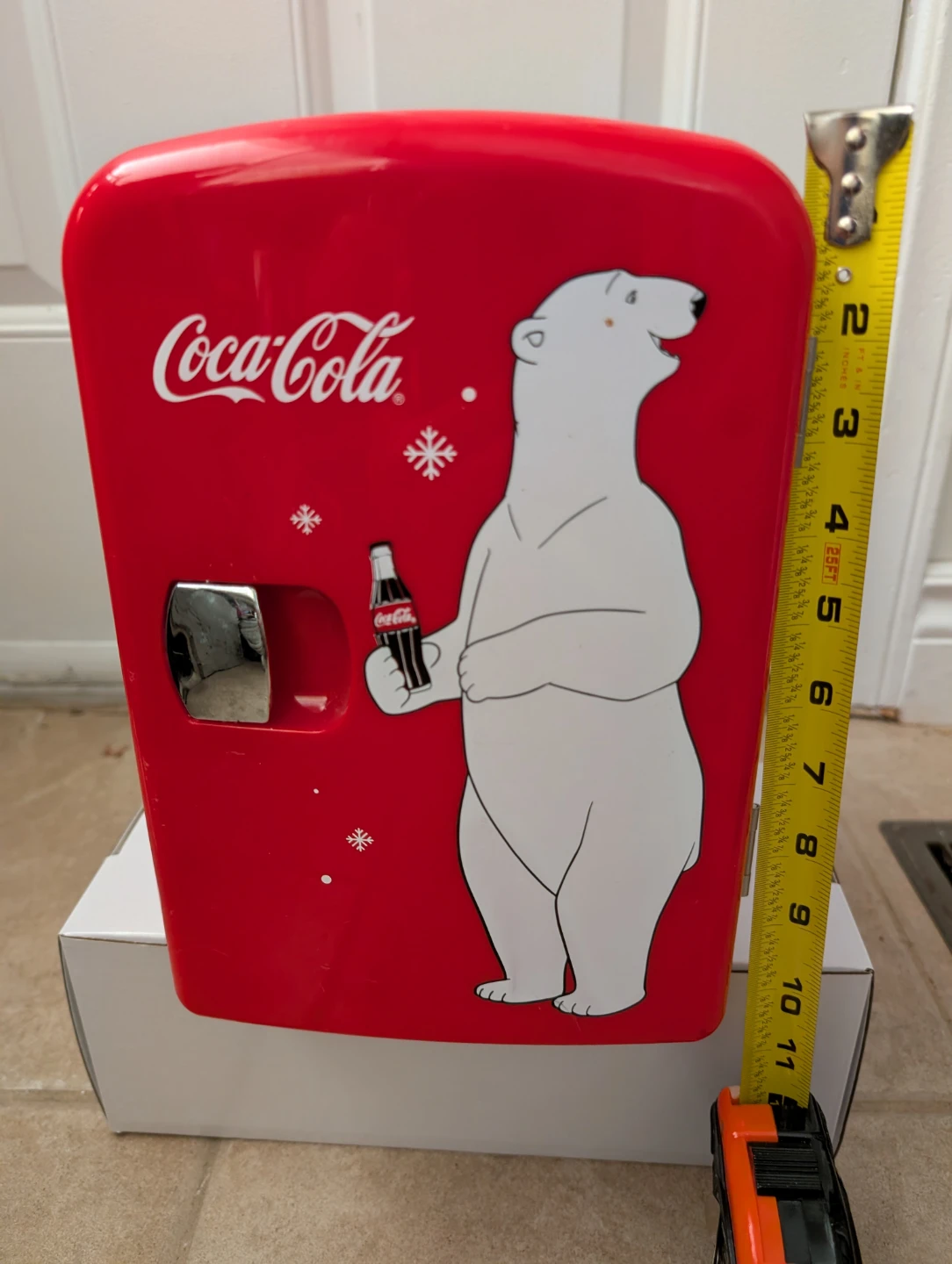 Coca-Cola Mini Fridge with Polar Bear