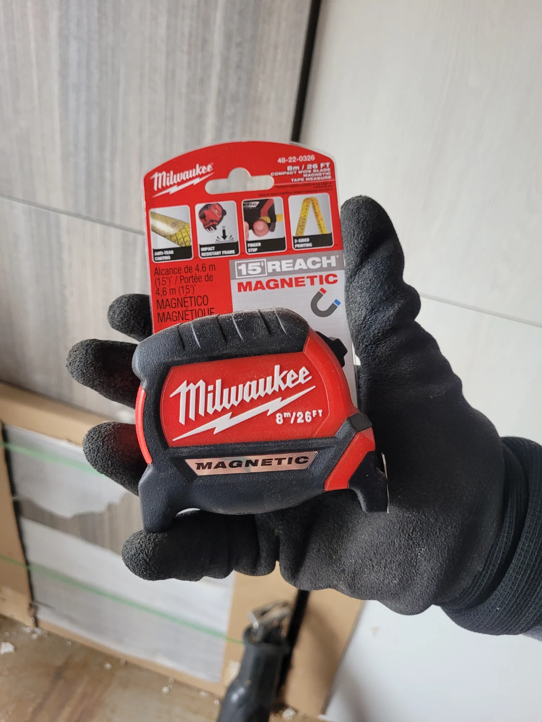 Milwaukee 8m/26ft Magnetic Compact Tape Measure