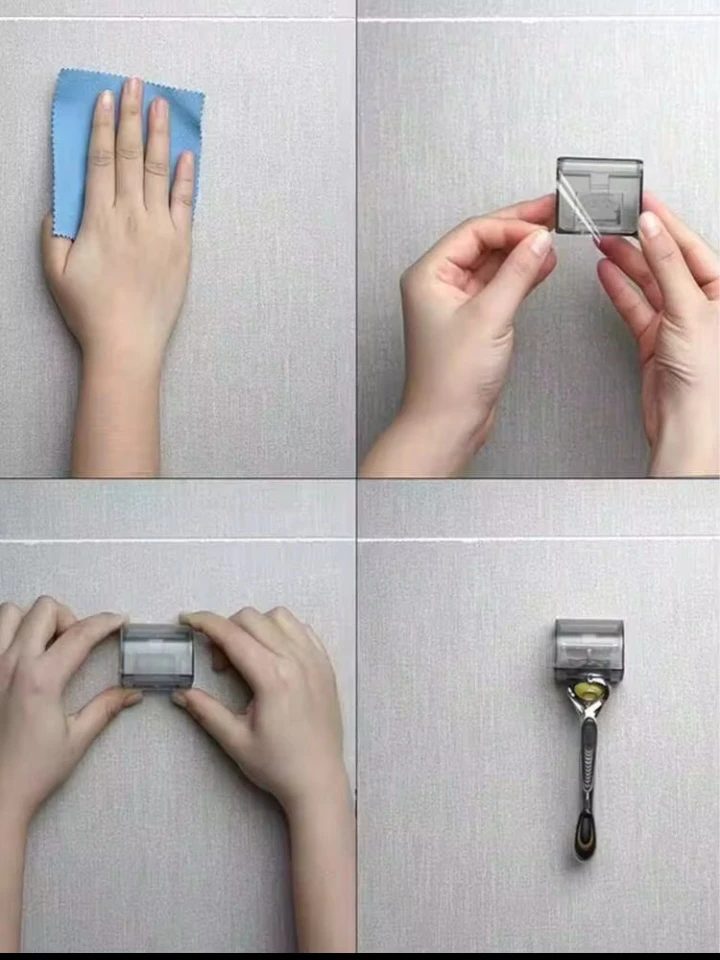 Razor Holder Wall Mount Clear - photo 5