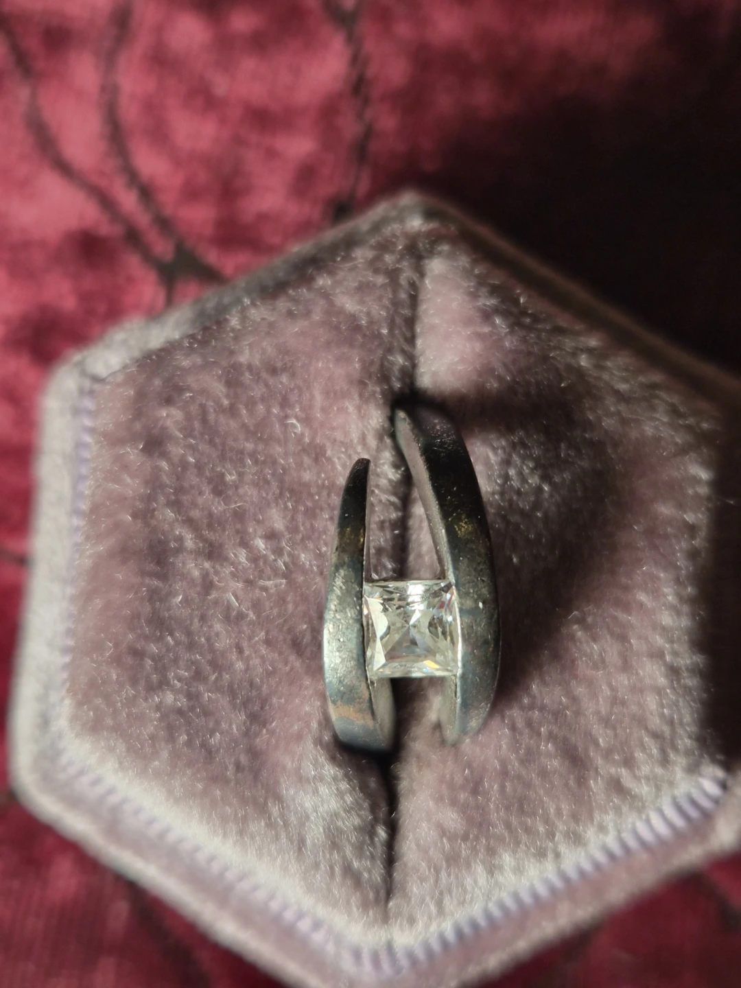 925 floating stone ring - photo 5