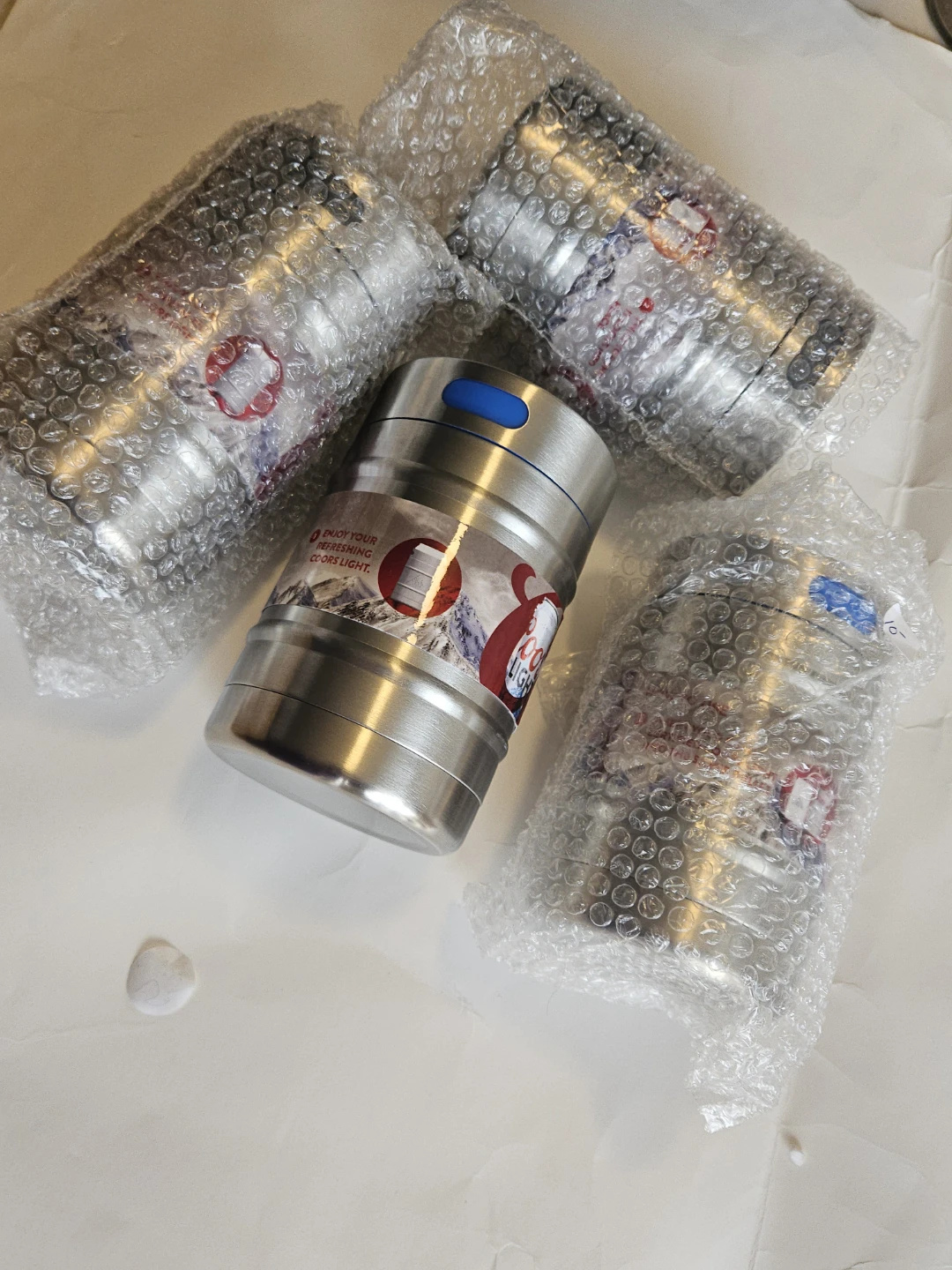 Coors Light Stainless Steel Tumblers (Set of 4)