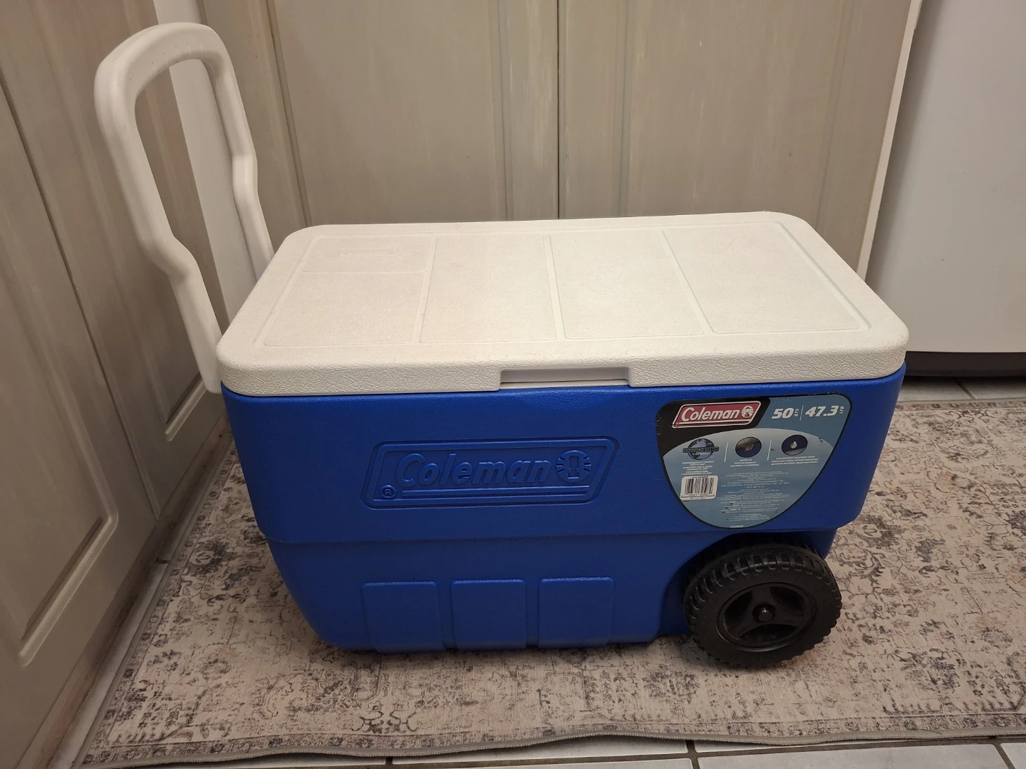 Coleman 50 Quart Cooler with Wheels