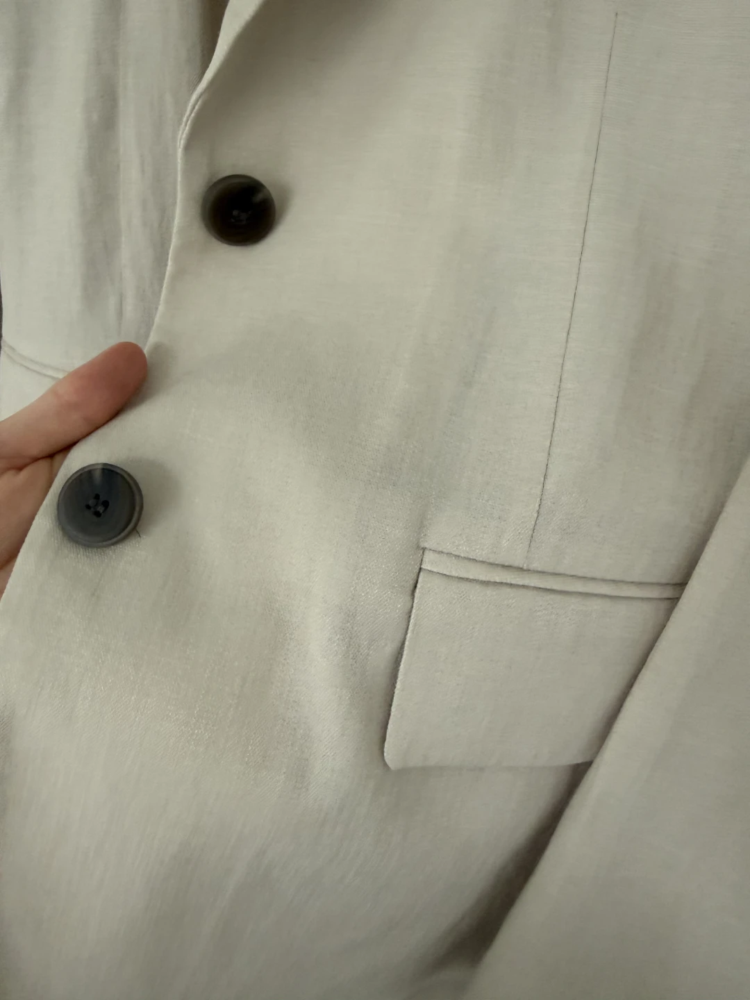 Mixxo Beige Linen Blend Blazer - photo 5