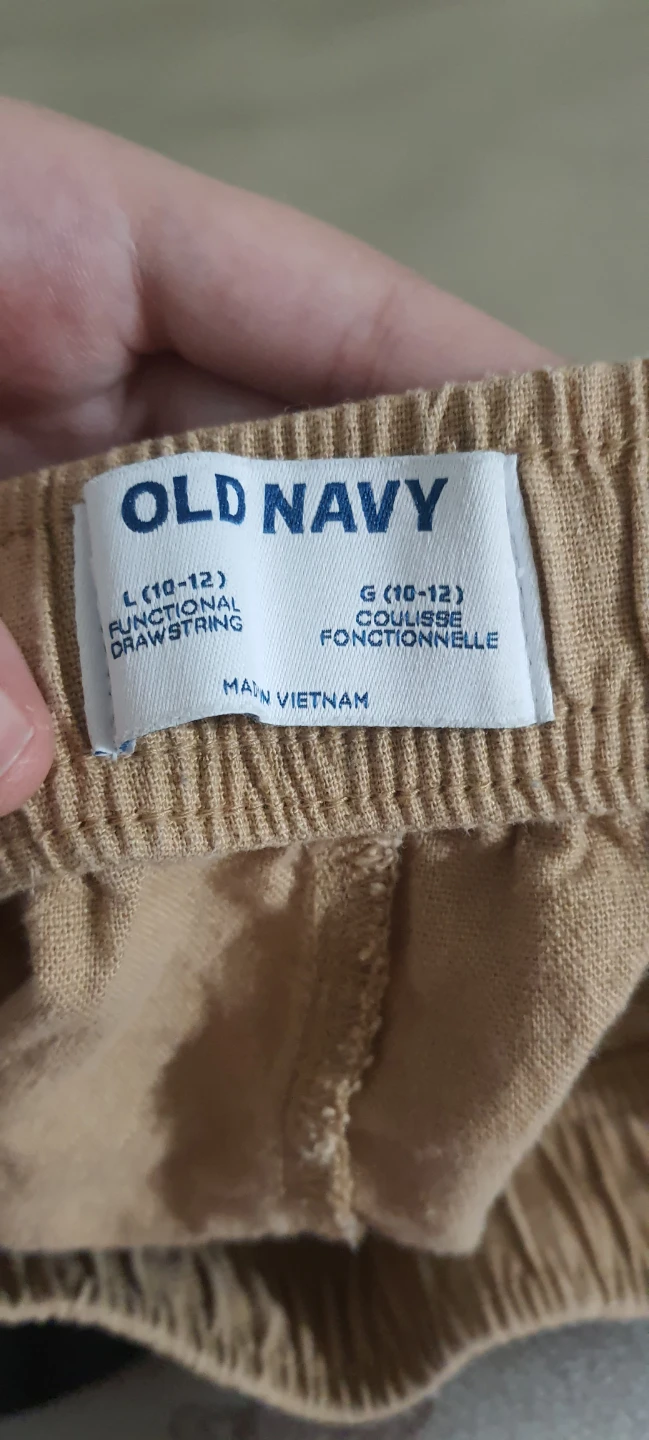 Old Navy Kids Tan Shorts Size L (10-12) - photo 2