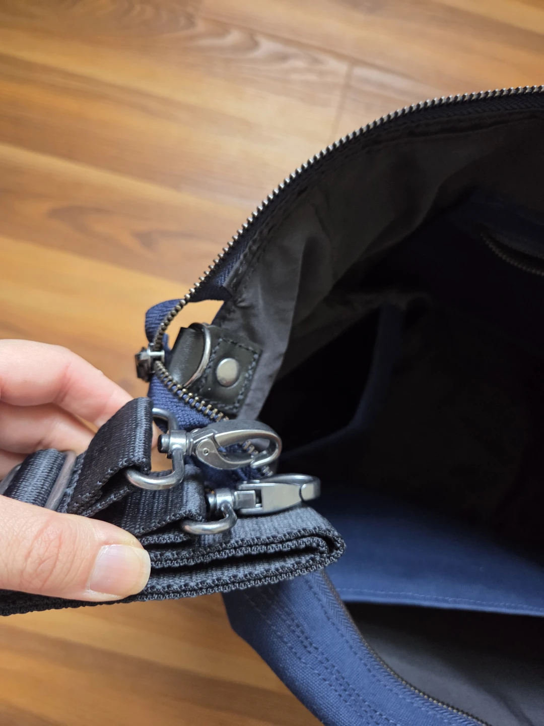 The Everlane Canvas Weekender - Navy Blue - photo 4