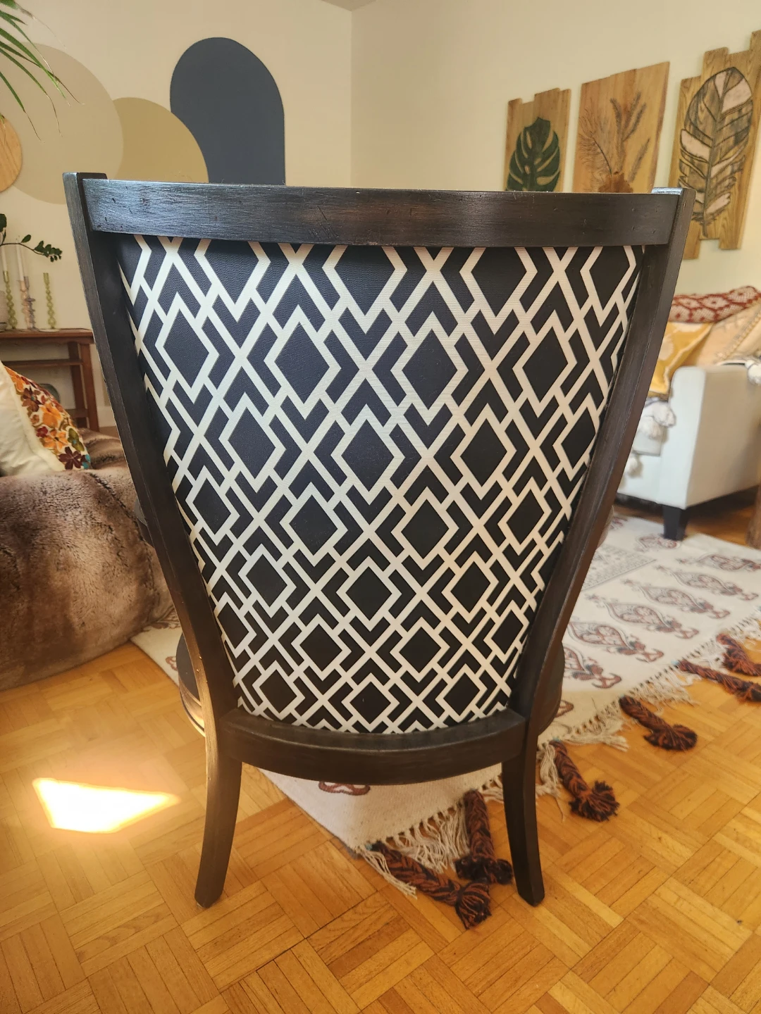 Cane and Wood Armchair - photo 3