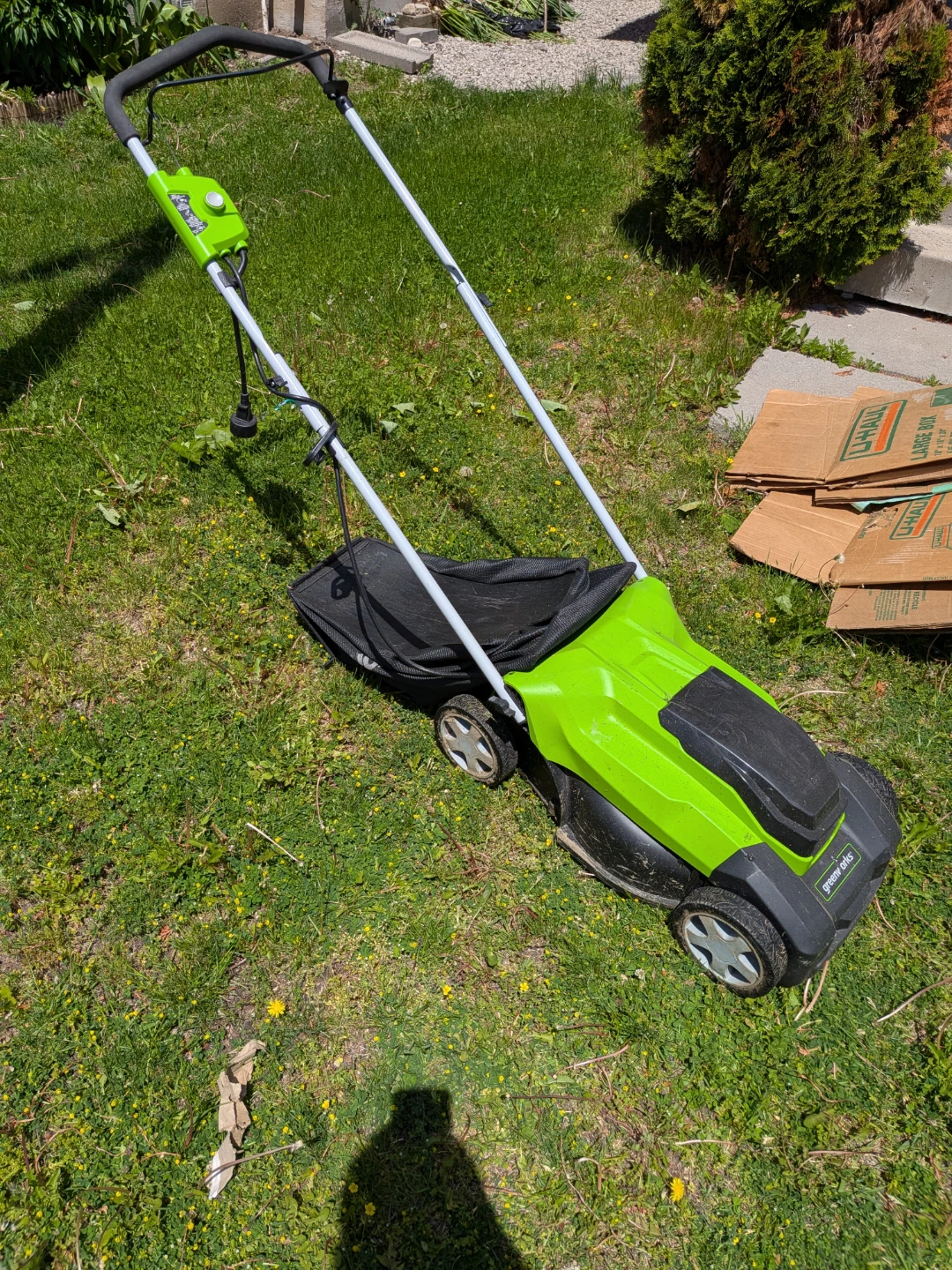 Greenworks Electric Lawn Mower - photo 2