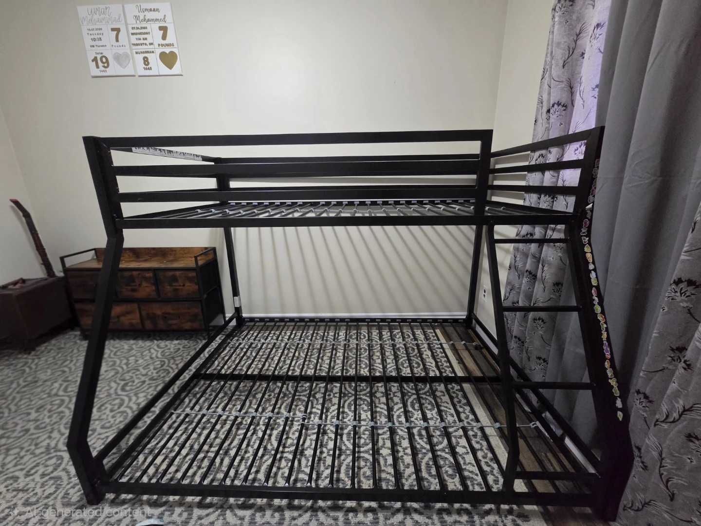 Twin/Double Bunk Bed