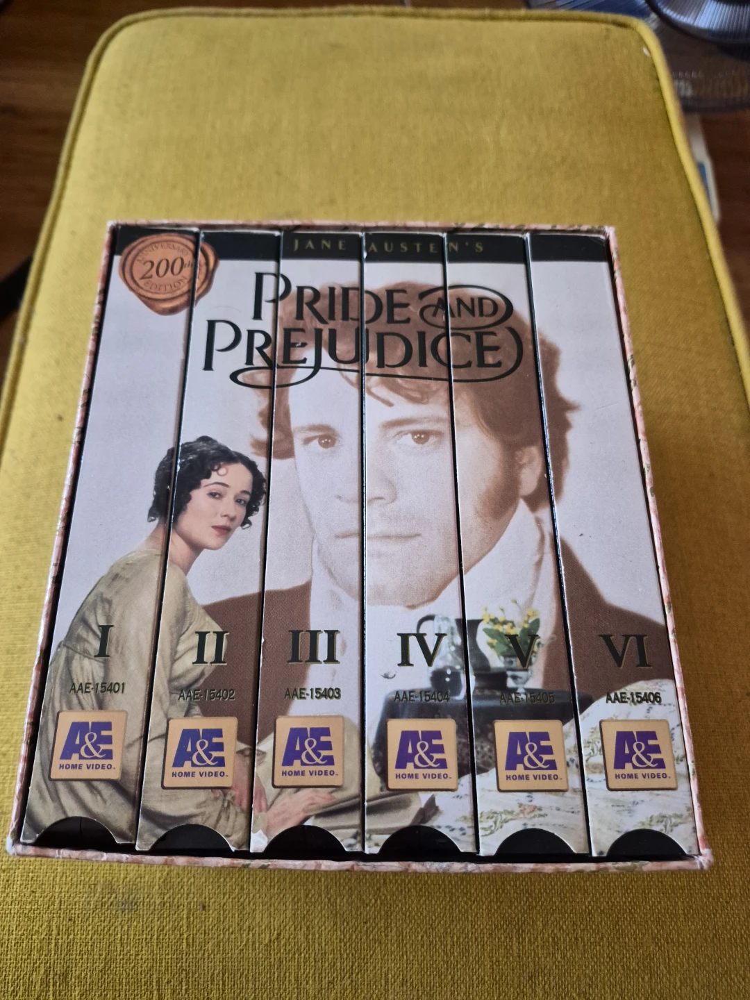 Jane Austen's Pride and Prejudice 200th Anniversary, VHS Box Set