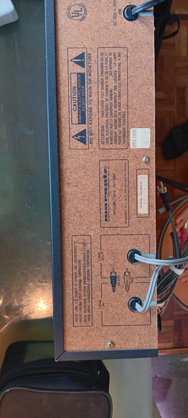 Marantz Stereo Cassette Deck SD221 - photo 4