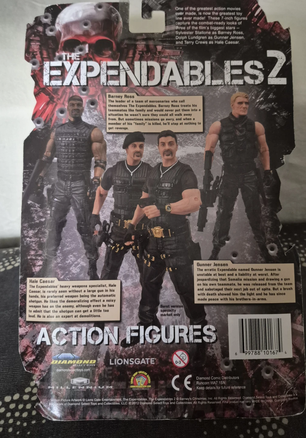 The Expendables 2 Action Figure - Gunner Jensen & Barley Ross - photo 4