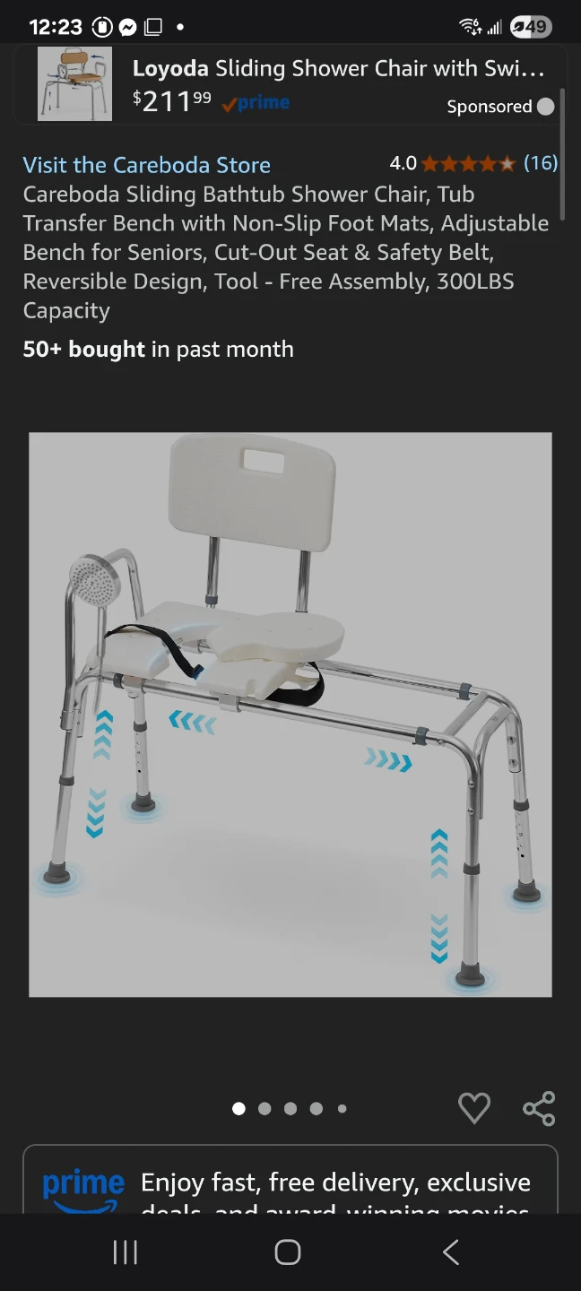 sliding Bath transfer bench brand new - photo 2