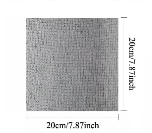 New 1000 pcs  Grey Microfibre Cleaning Cloth for regular use
