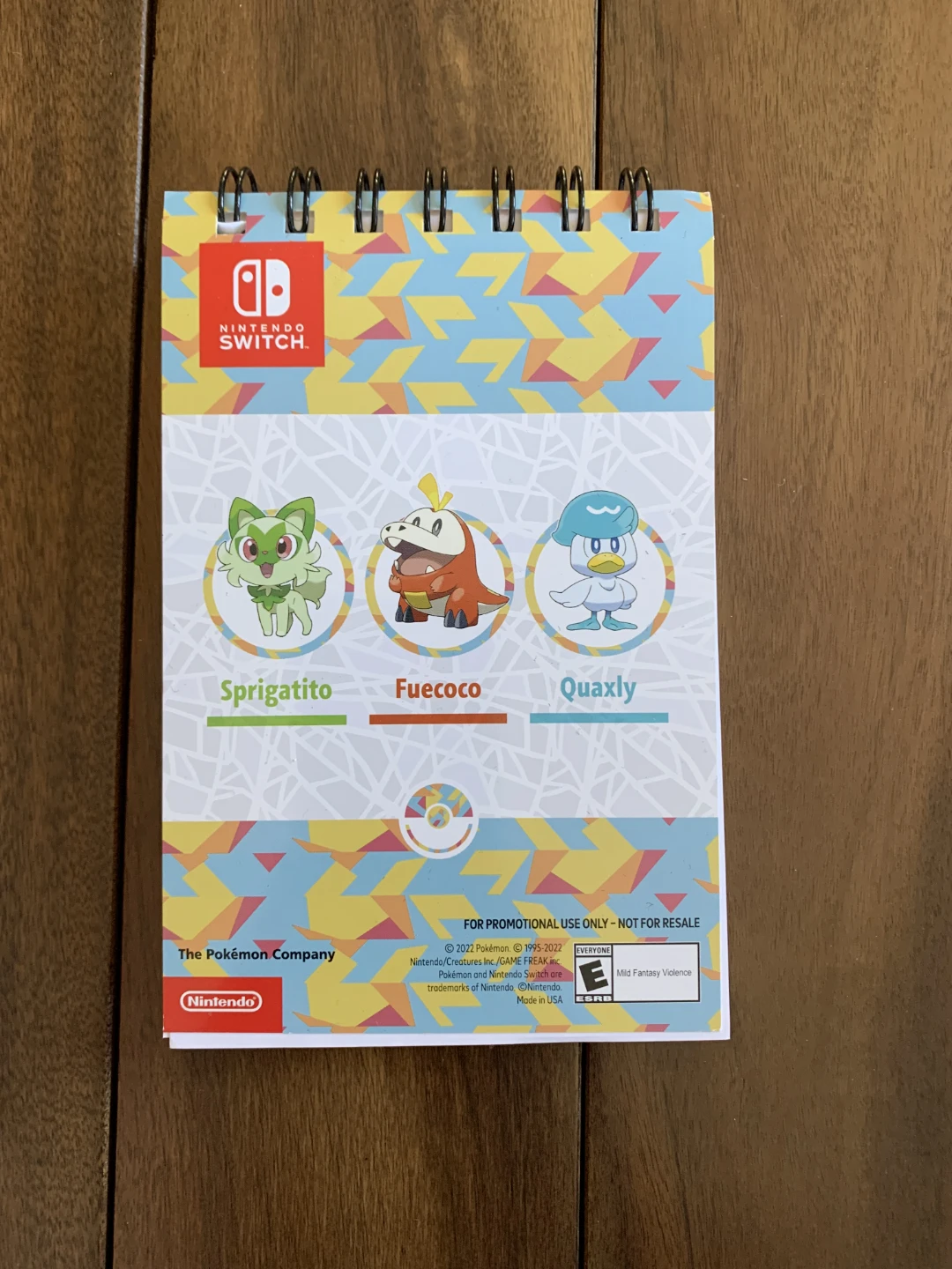 Pokémon Scarlet & Violet Nintendo Switch Notebook - photo 3