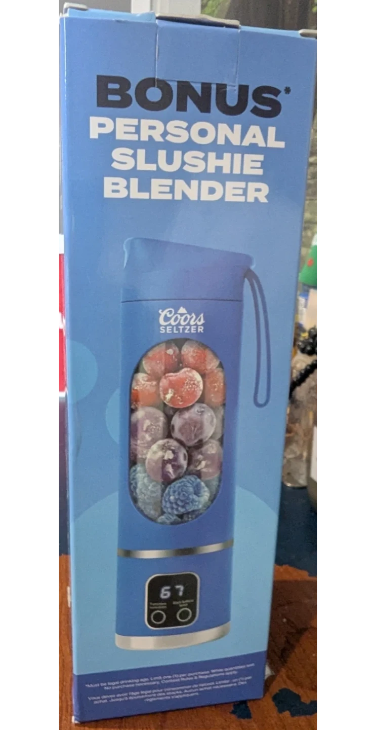 🔥🏆Coors Seltzer Personal Slushie Blender - photo 2