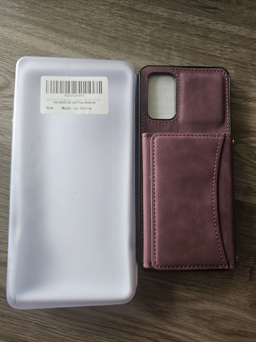 Samsung S20 Plus Wallet Phone Case - Red - photo 2