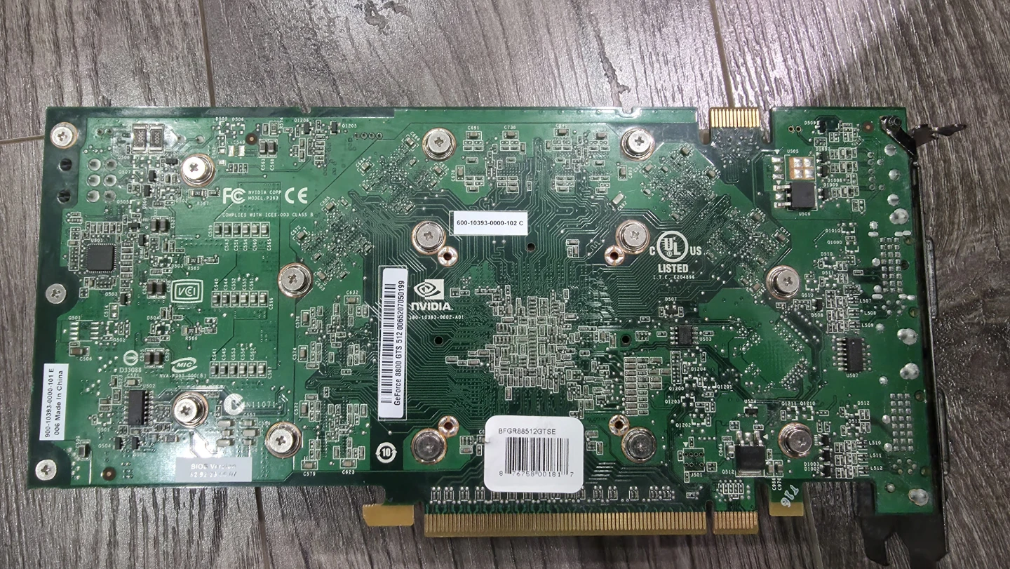 BFG NVIDIA GeForce 8800 GTS 512MB Graphics Card - photo 3