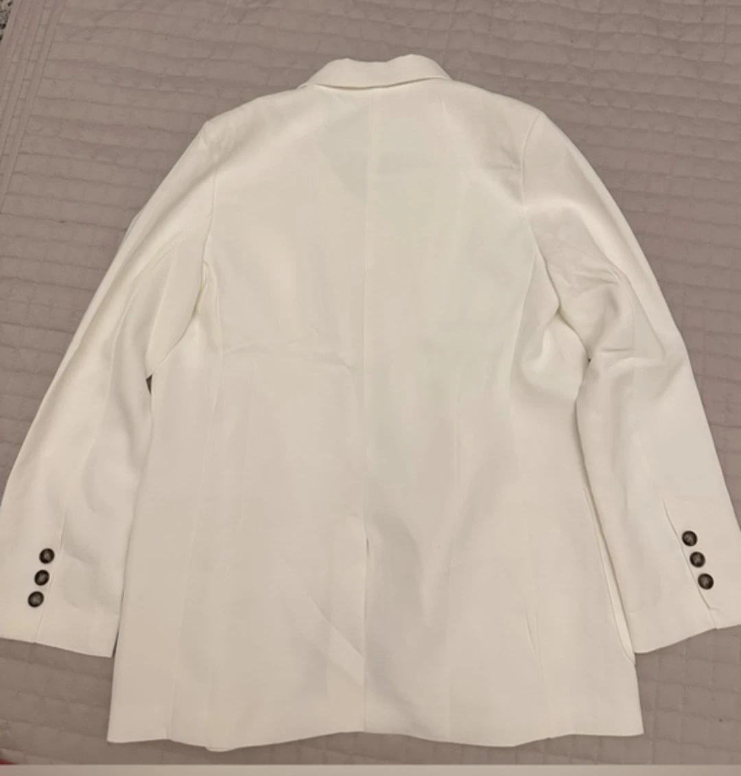 DLM White Double-Breasted Blazer - photo 4