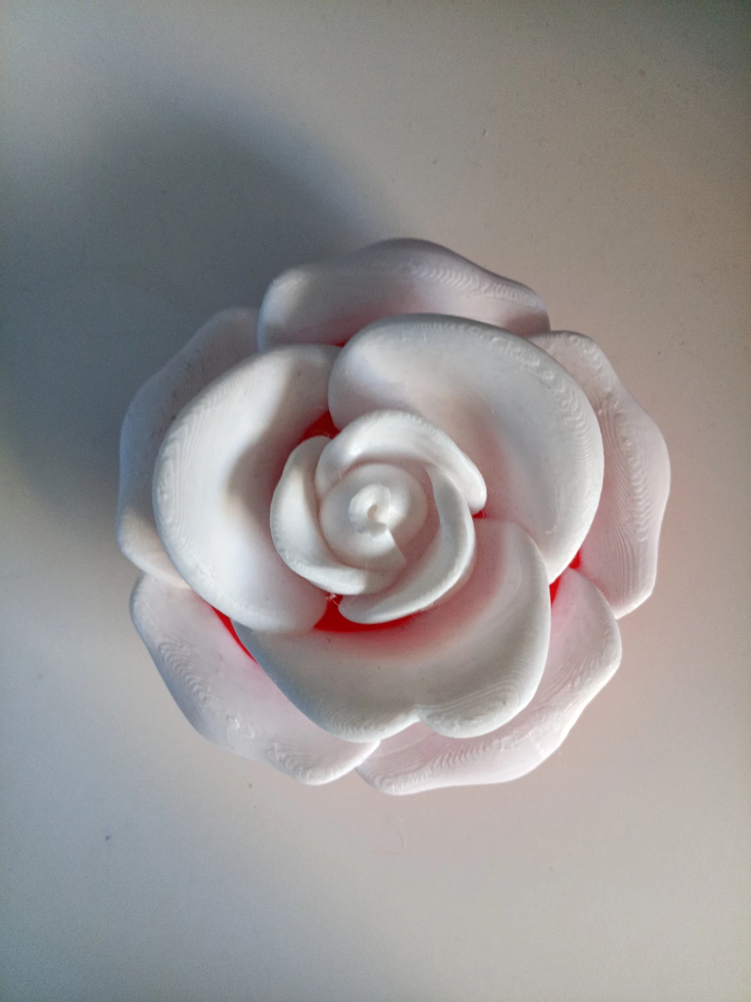 Red and White Rose Decorative Piece