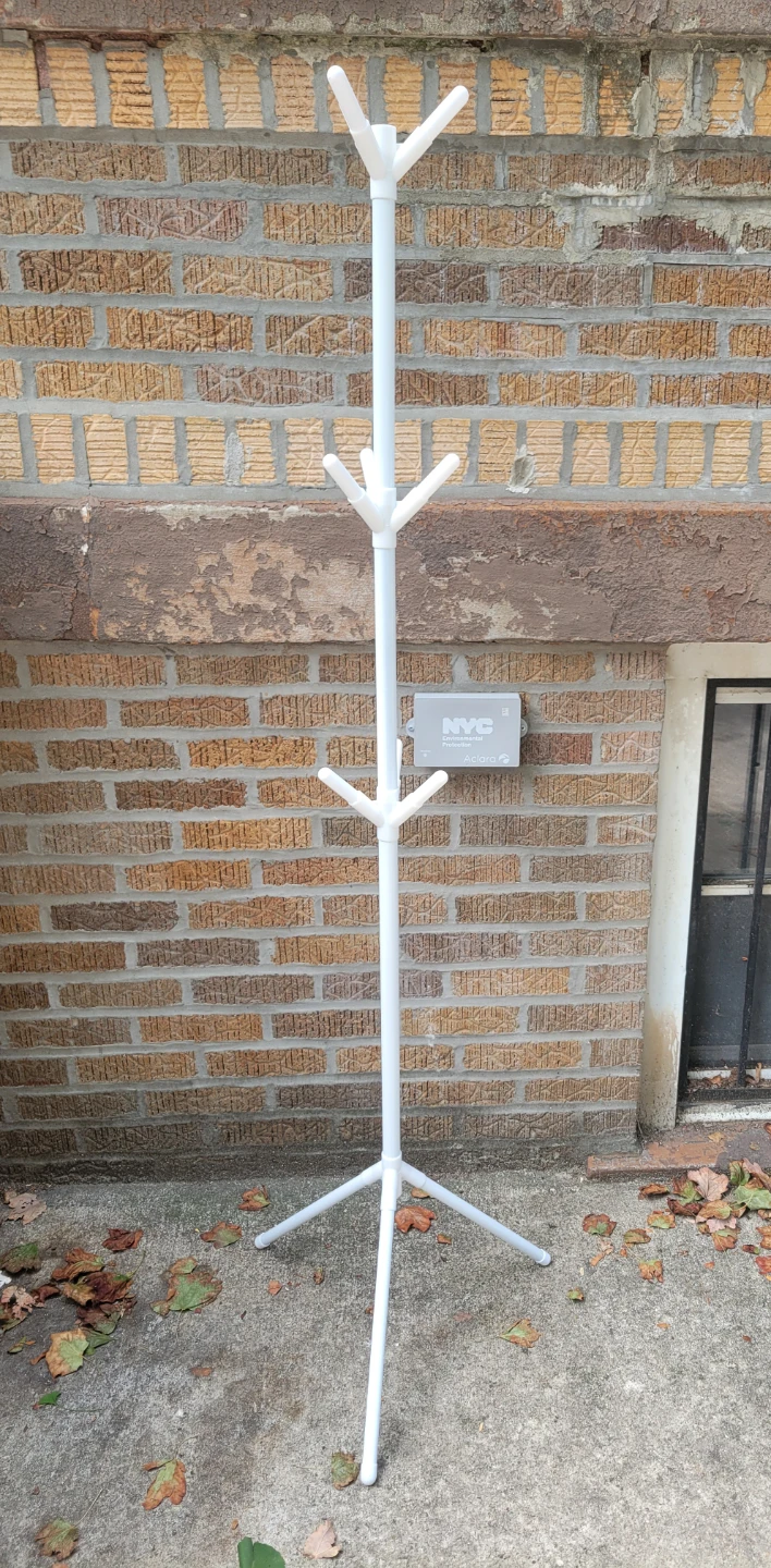 White Standing Coat Rack. Brand new!