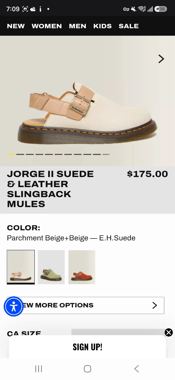 Dr. Martens Jorge II Suede Slingback Mules - photo 2