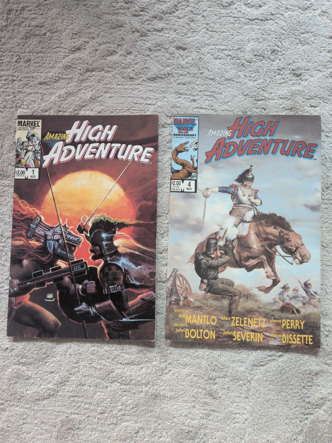 Marvel Amazing High Adventure Comics 1 & 4