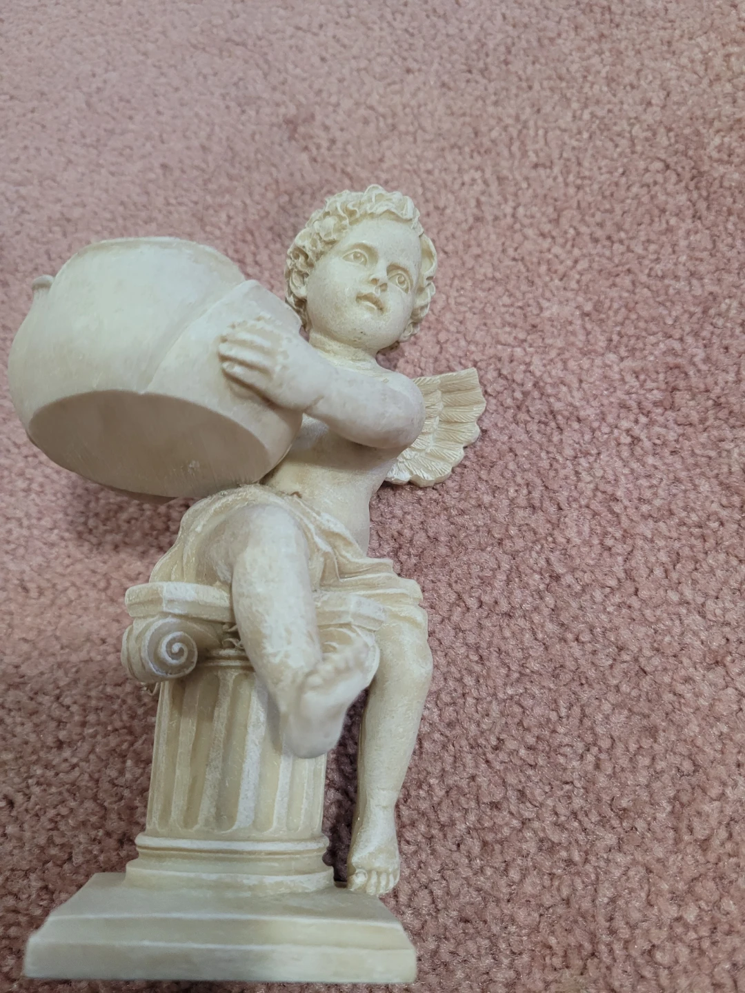 Cherub Statue with Bowl - photo 4