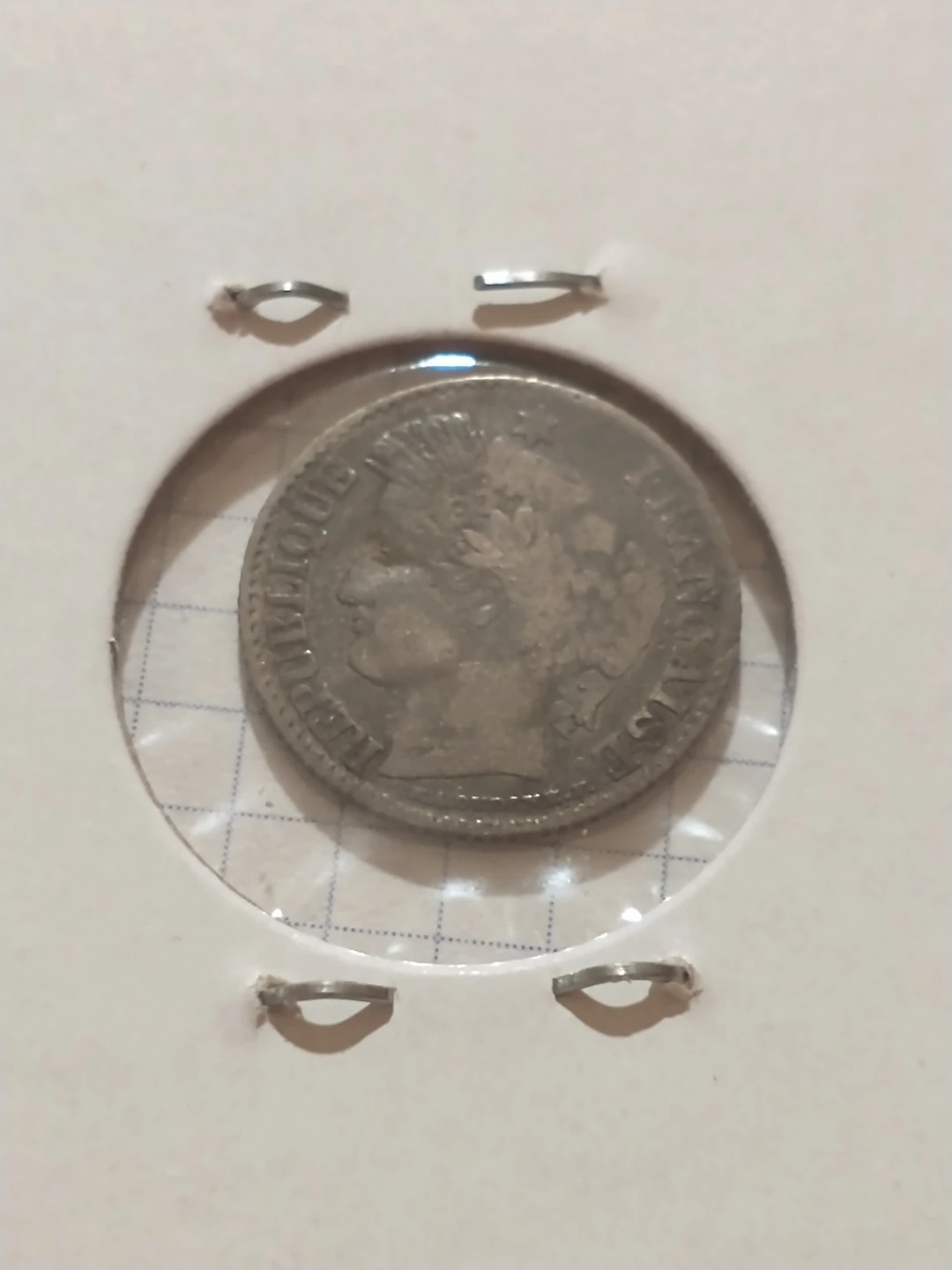 France 1850A 20 Cent .900 Silver Coin KM #758 - photo 5