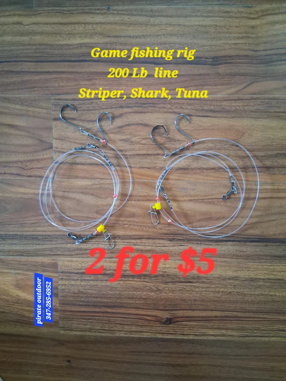 Game Fishing Rig - 200 Lb Line - photo 2
