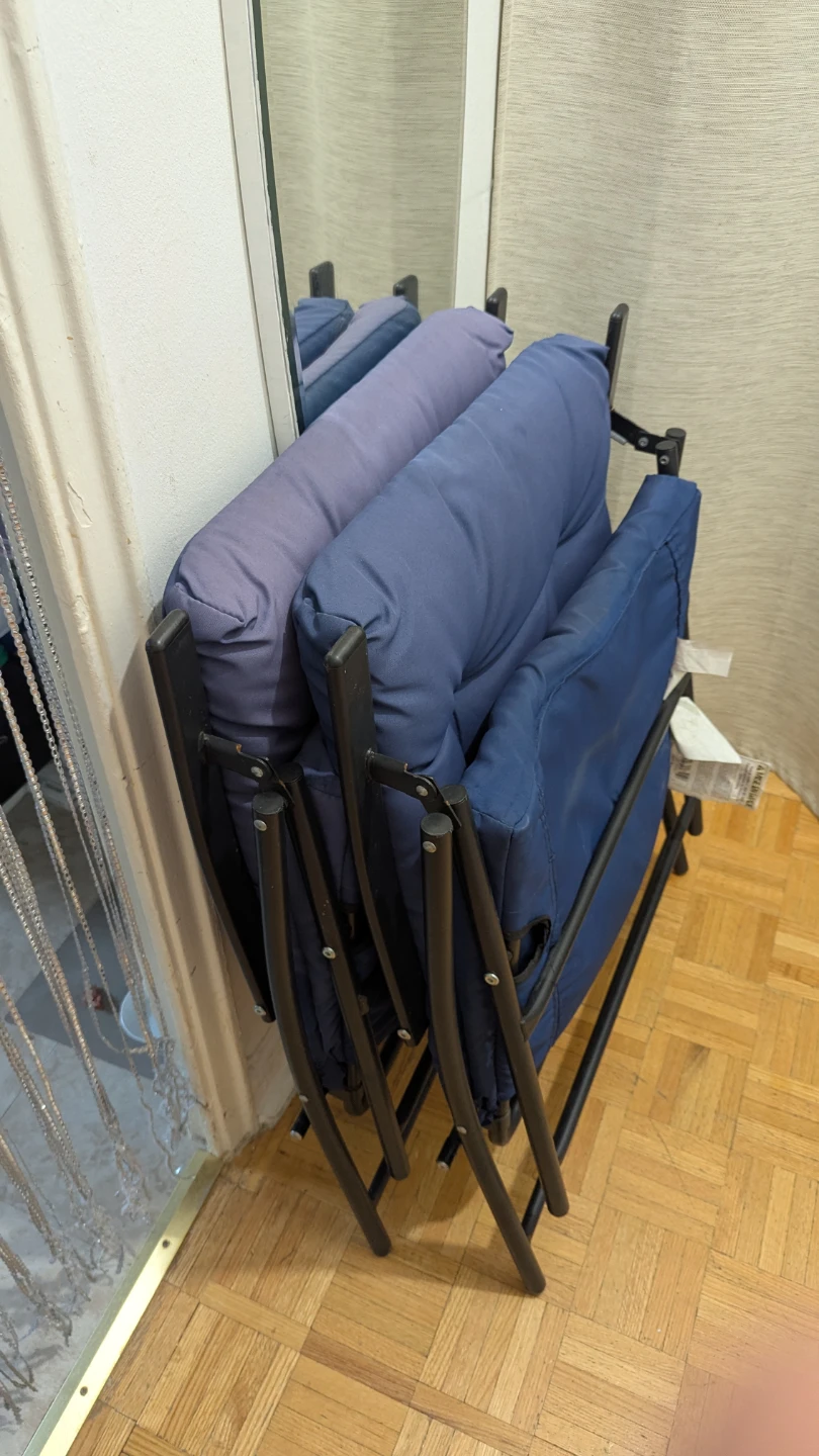 Folding Garden Chair Beach Folding Camping Lightweight Durable - photo 2