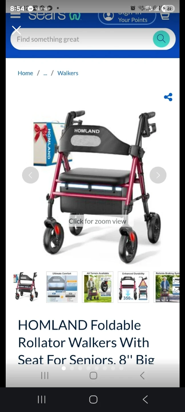 Homeland walker rollator brand new