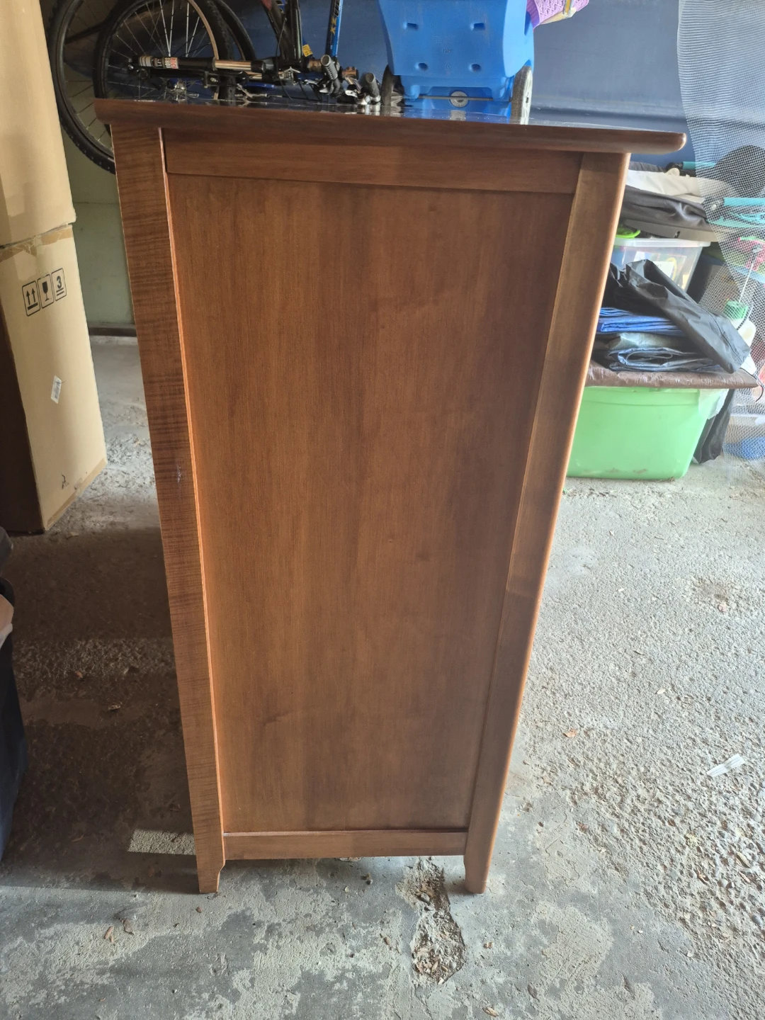 Wooden armoire with drawers - photo 5