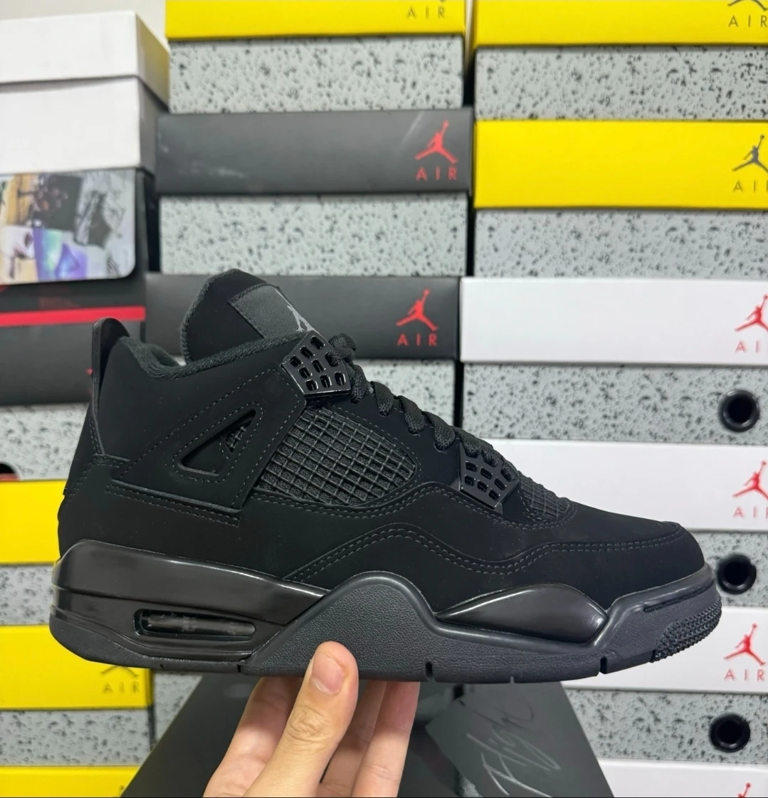 Air Jordan 4 Retro Black Cat Men's Sneakers - photo 2