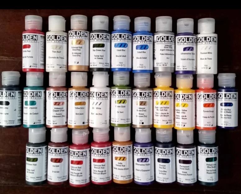 Golden Fluid Acrylics Paint Set