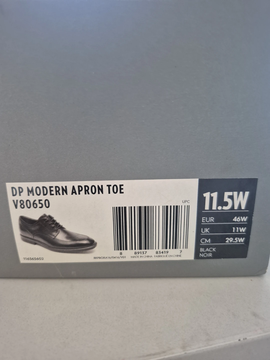 Rockport  Men's Dress Shoes - Black sz 11.5 - photo 5
