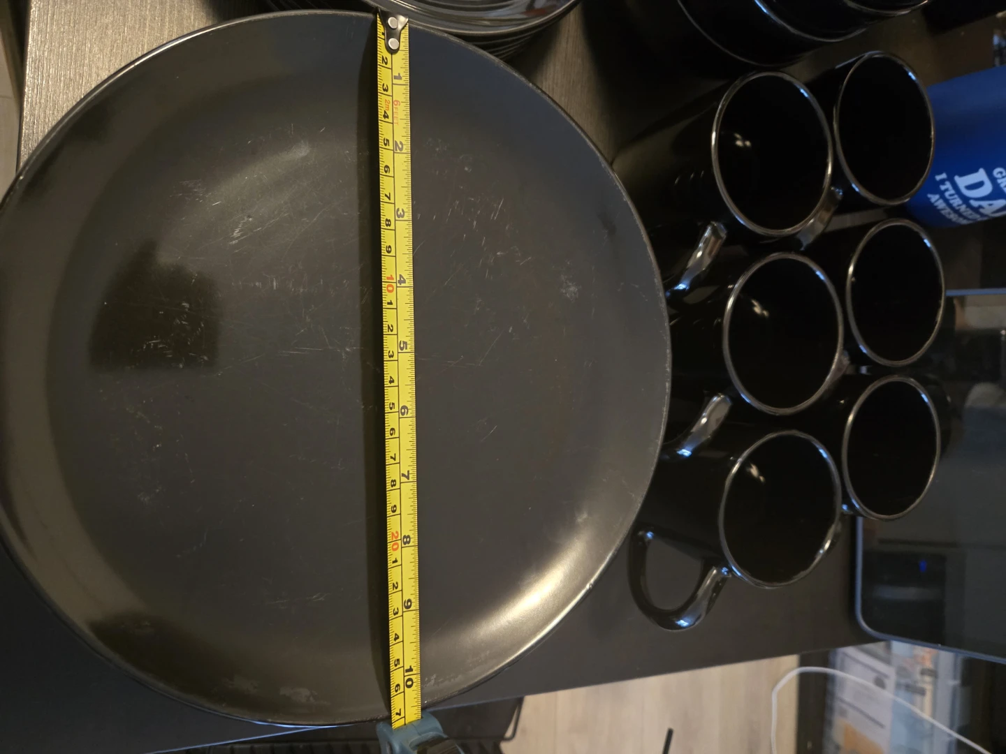 Fox Home Porcelain Black Dinnerware Set - photo 4