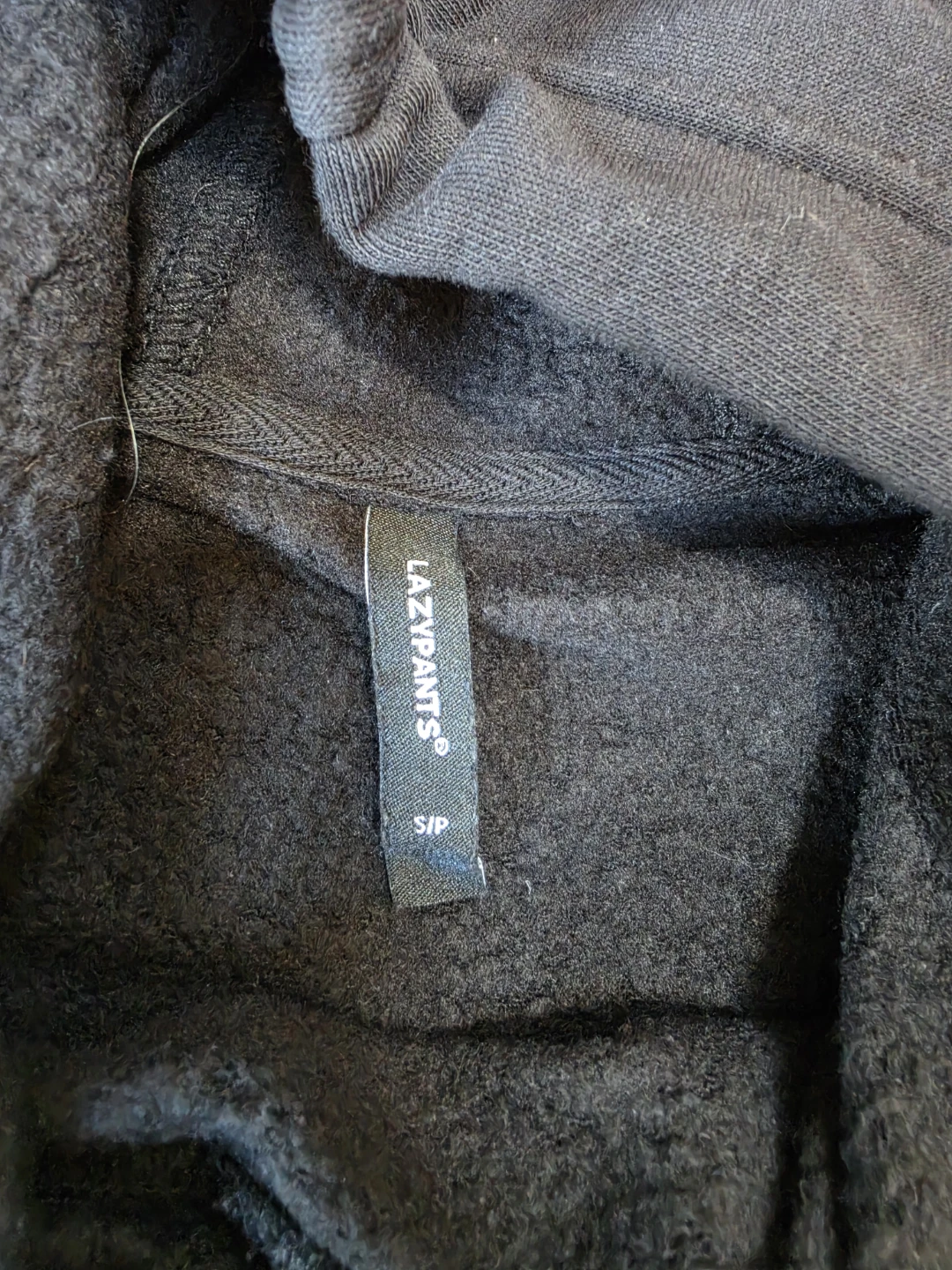Lazy Pants Black Hoodie - photo 2