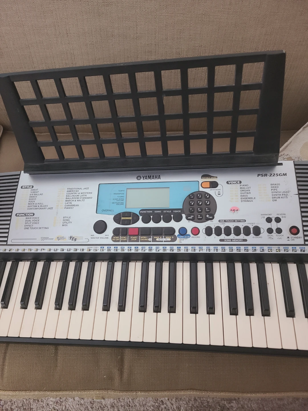 Yamaha PSR-225GM Electronic Keyboard - photo 2