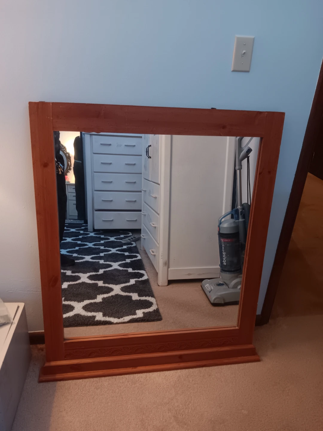 Wooden Framed mirror