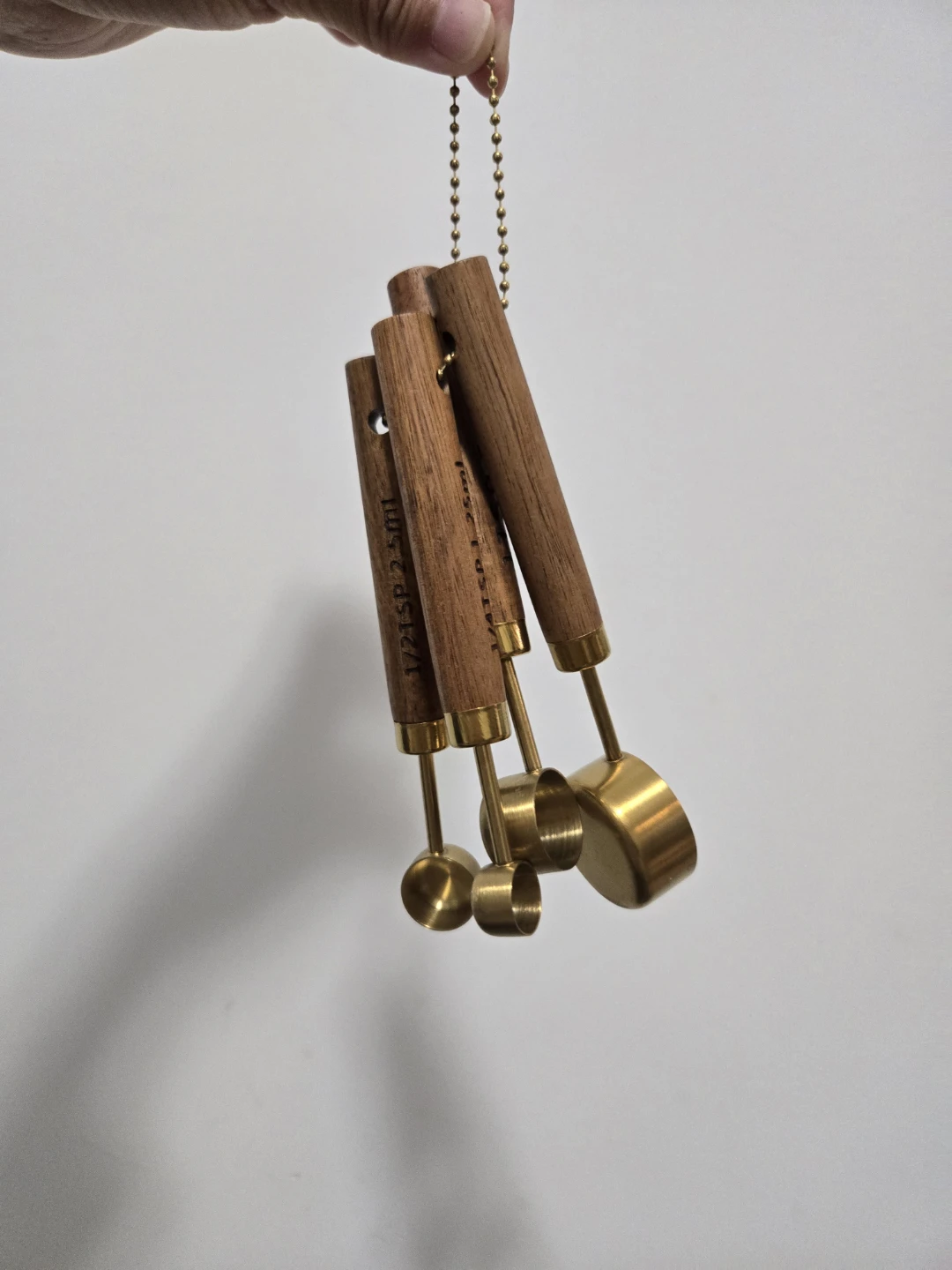 Wooden Handle Measuring Spoons Set