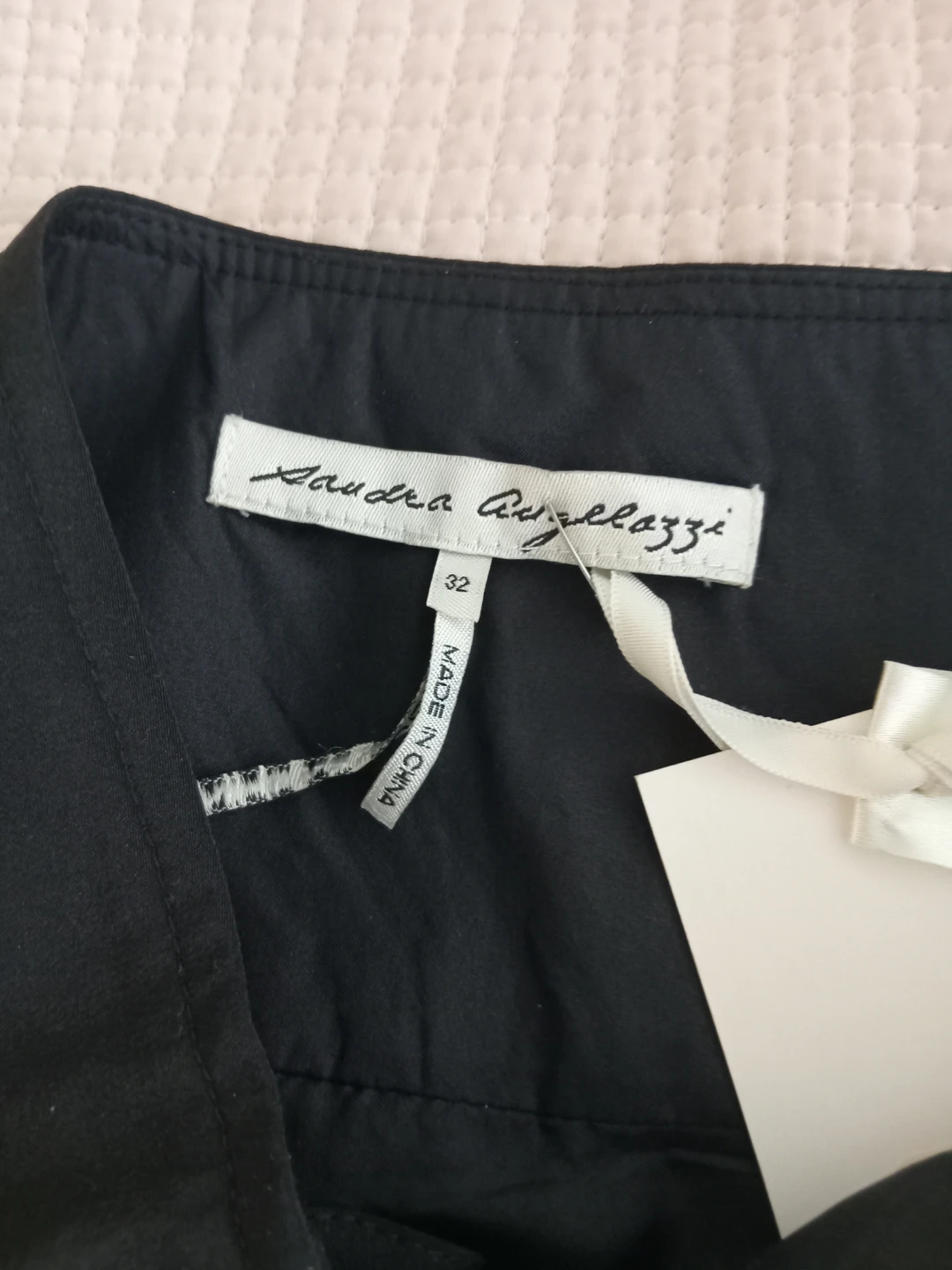 Sandra Azzalossi Black A-Line Skirt - Size 32 - photo 3