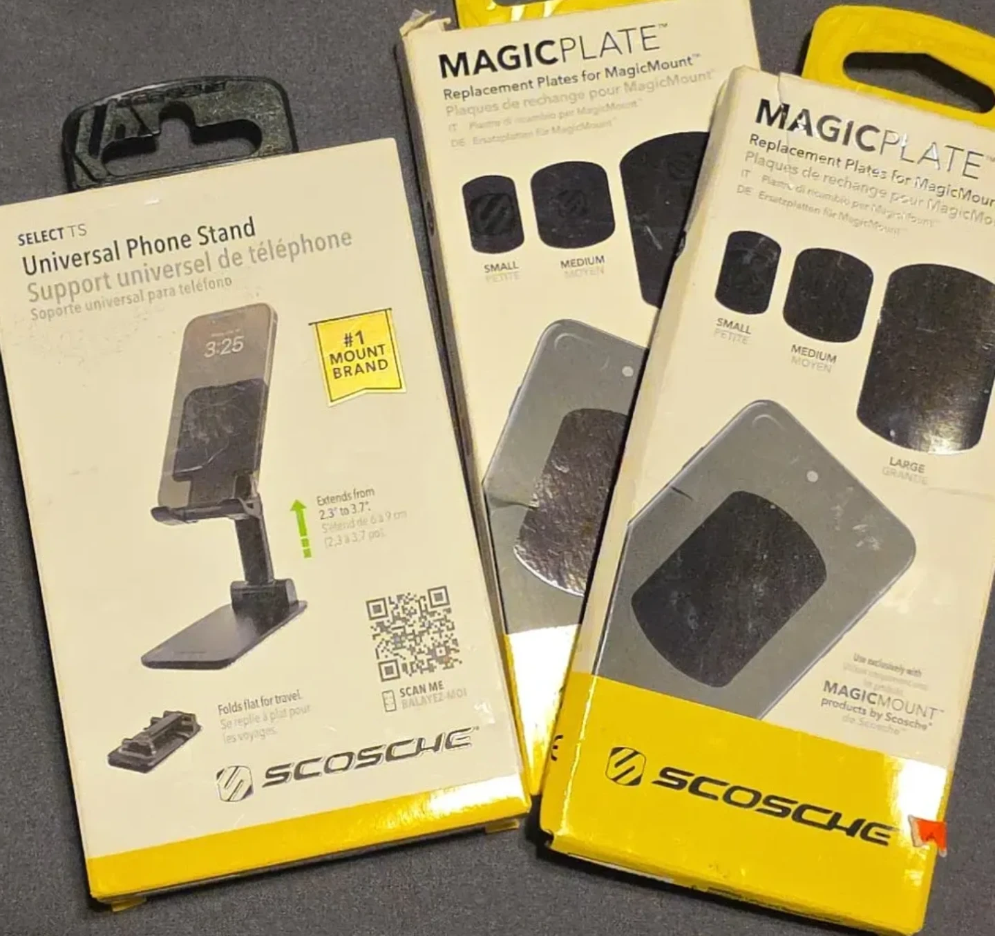 BRAND NEW Scosche Select TS Universal car mount phone stand