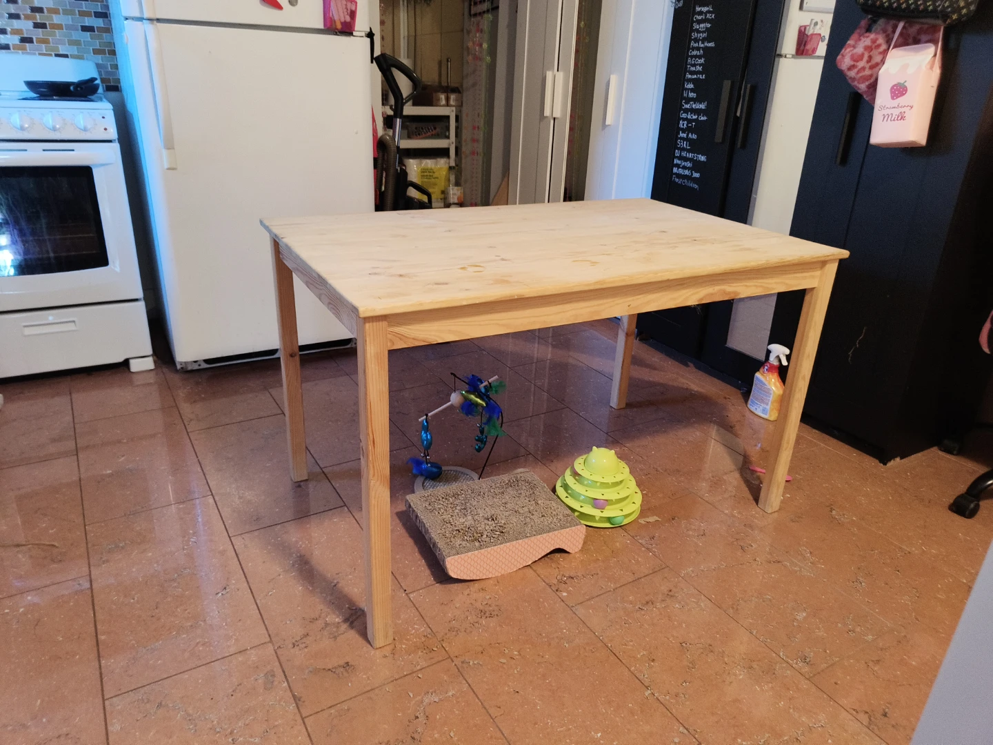 IKEA INGO pine wood table