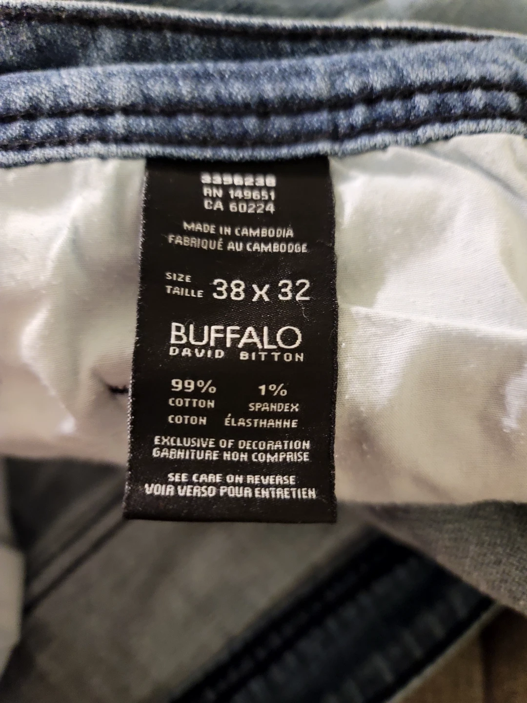 Men's Buffalo David Bitton jeans Size 38x32 - photo 4