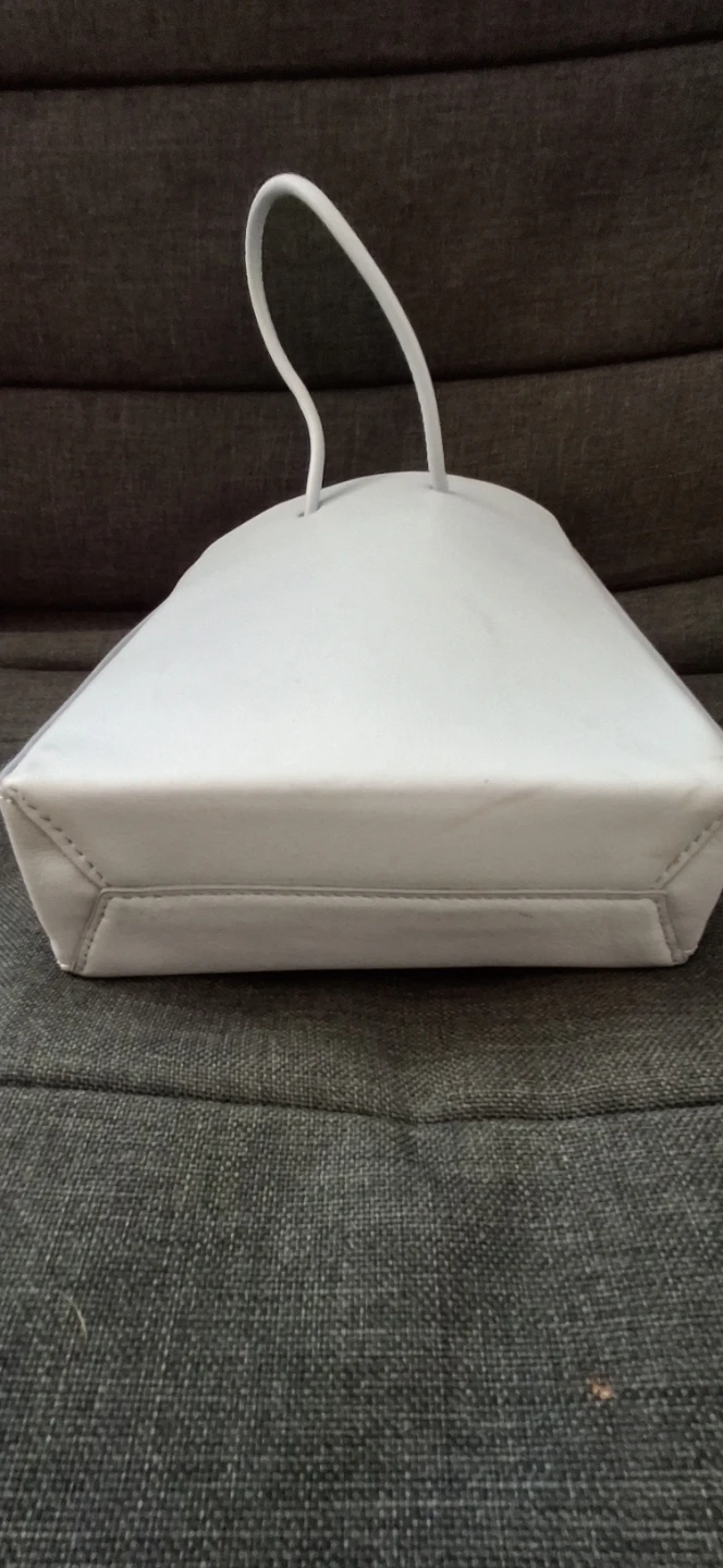 Leather Handbag with Shoulder Strap - photo 4