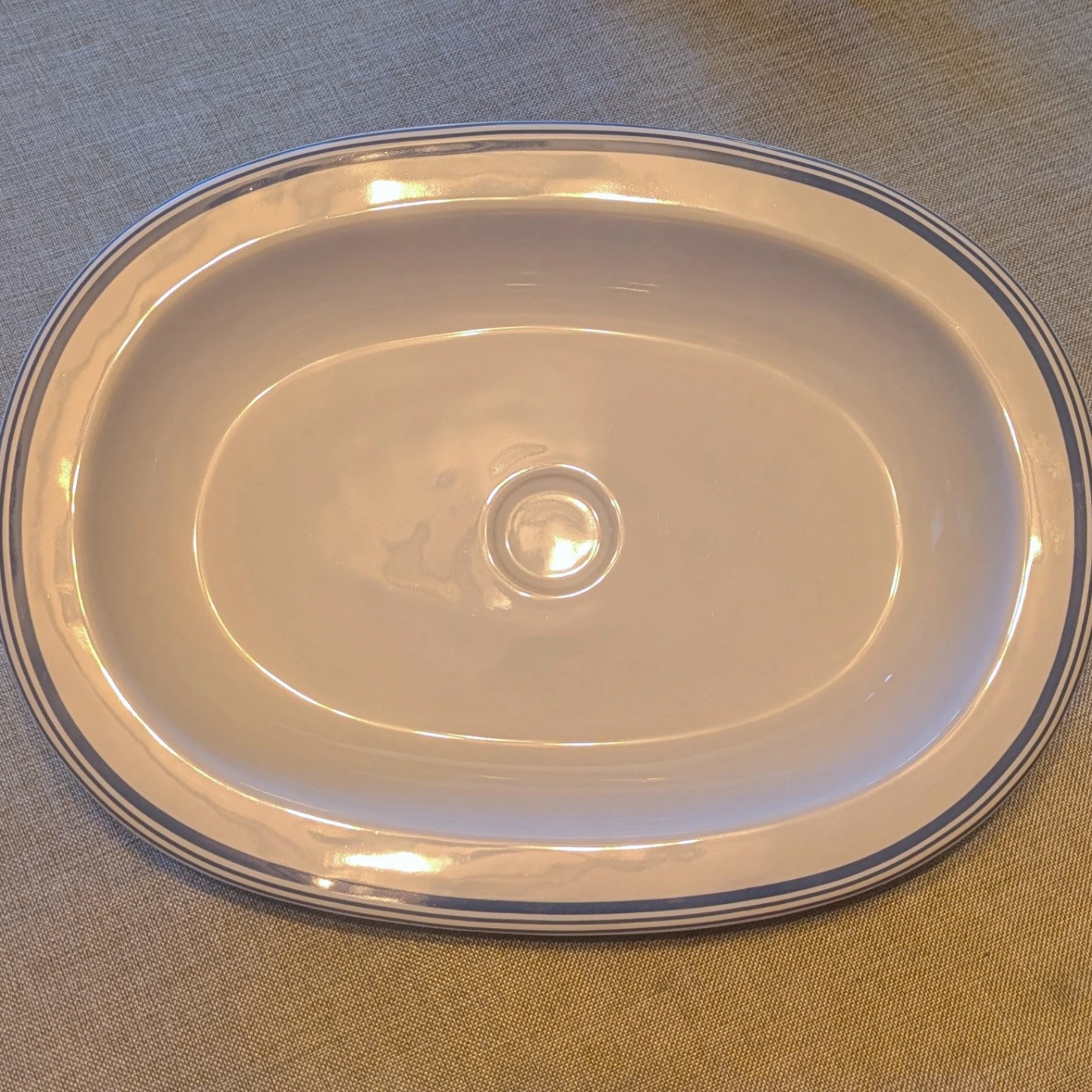 Royal Doulton "Chophouse Blue" 13" Pie / Baking Plate - photo 3