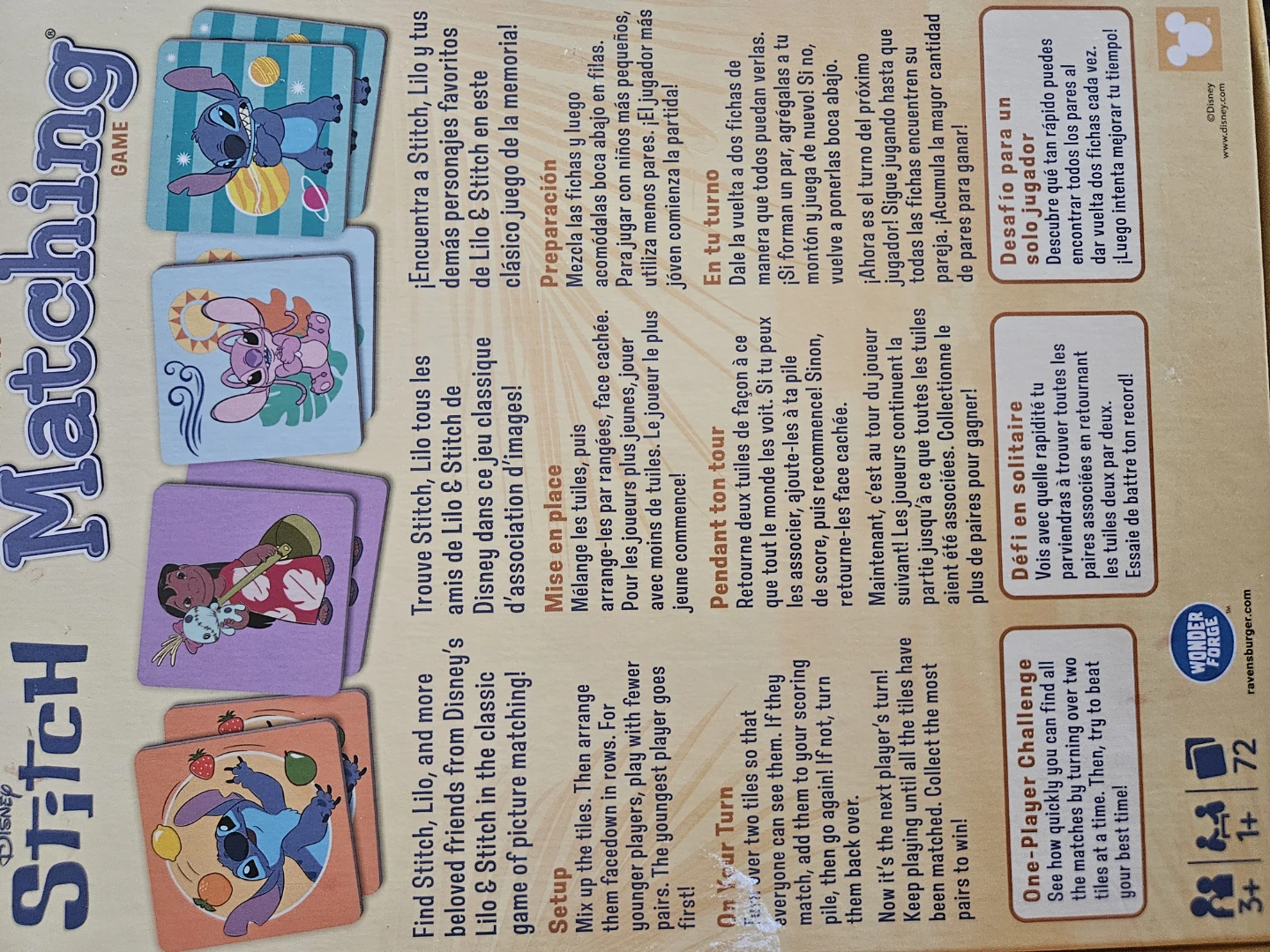 Disney Stitch Matching Game - photo 2