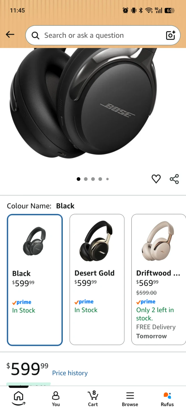 Bose QuietComfort Ultra Gen 2 Headphones - photo 4