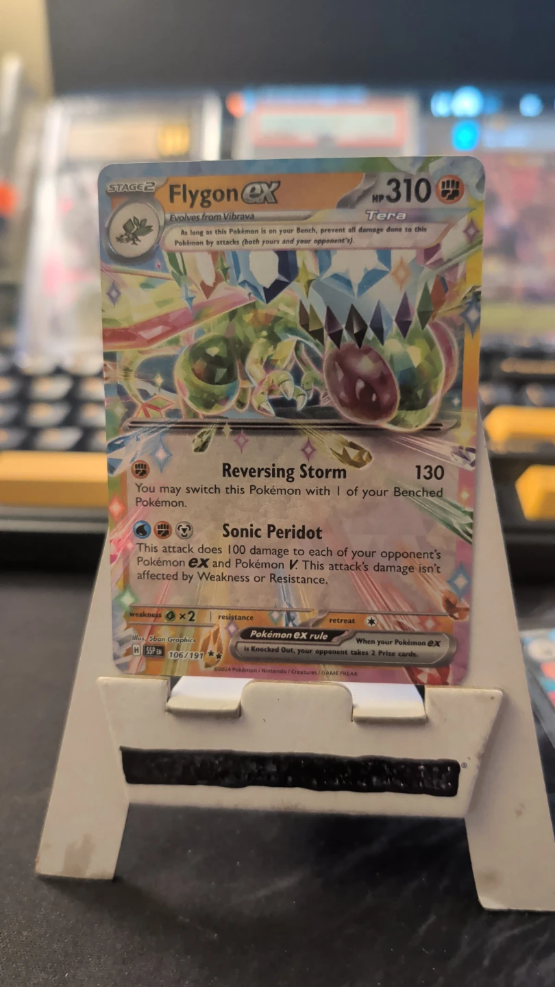 Pokemon Flygon EX Trading Card