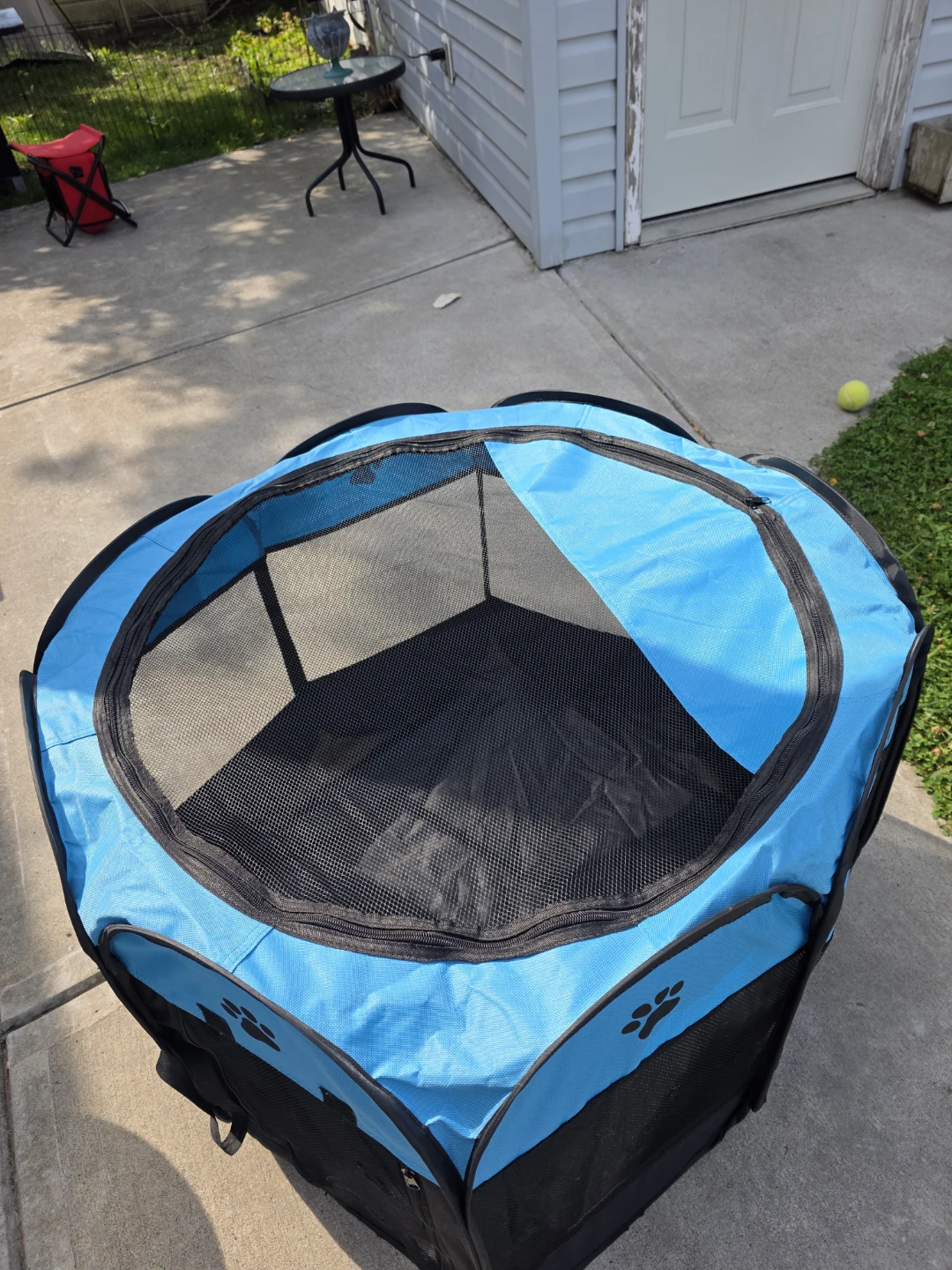 Blue Pop-Up Pet Playpen LARGE:  36x36x24 inches. - photo 3